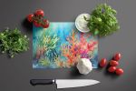 NEW Seaweed Glass Cutting Board Decorative Tempered Glass Kitchen Cutting and Serving Board Large Size Chopping Board